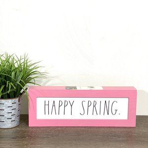 Rae Dunn Happy Spring Sign